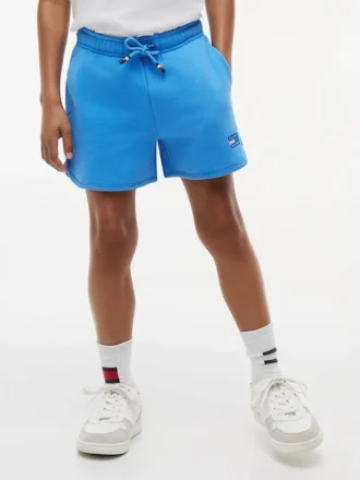 Tonal flagglogo-sweatshorts for barn