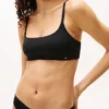 Trådløs bralette med rund hals