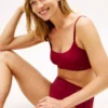 Trådløs bralette med rund hals