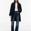 Trenchcoat med dobbeltspent belte