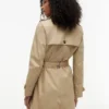 Trenchcoat med dobbeltspent belte