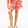 Tropisk print-shorts med volanger for barn