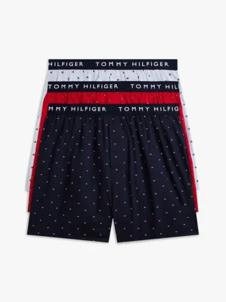 Trykte vevde boxershorts, 3-pak