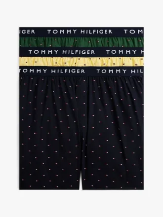 Trykte vevde boxershorts, 3-pak
