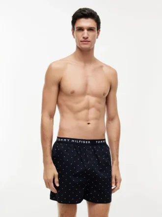 Trykte vevde boxershorts, 3-pak