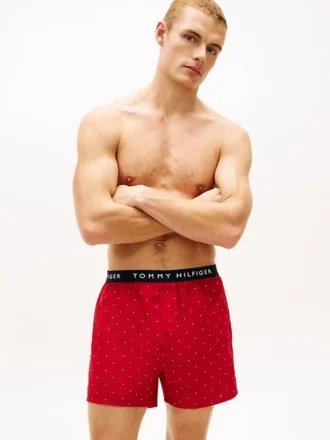Trykte vevde boxershorts, 3-pak