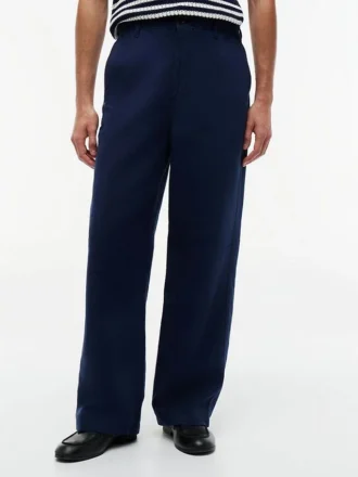 Utility-chino i bomulls- og linblanding