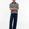 Utility-chino i bomulls- og linblanding