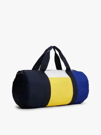 Vannavstøtende duffelbag med fargeblokker