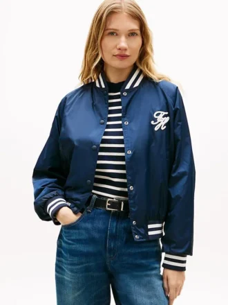 Vannavvisende Varsity-bomberjakke
