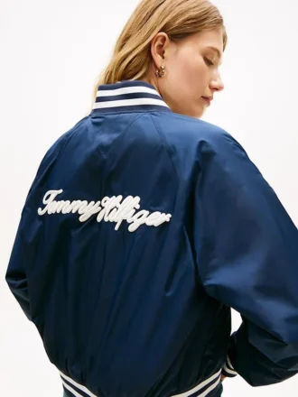 Vannavvisende Varsity-bomberjakke