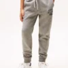 Varsity-joggebukse i børstet fleece for barn
