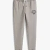 Varsity-joggebukse i børstet fleece for barn