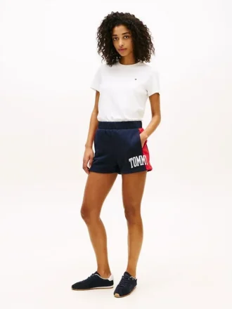 Varsity Tommy Logo Colorblock Sweatshort