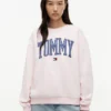 Varsity Tommy Logo-genser med rund hals