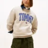 Varsity Tommy Logo-genser med rund hals