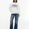 Varsity Tommy Logo-genser med rund hals