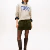Varsity Tommy Logo-genser med rund hals
