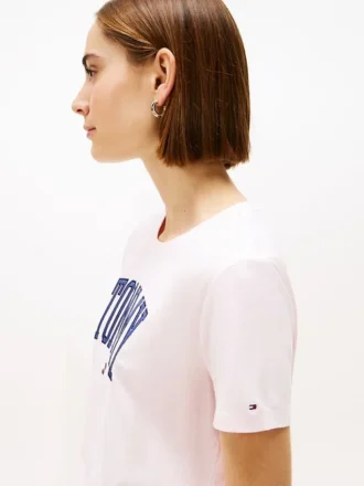 Varsity Tommy-logo-T-skjorte