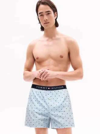 Vevde boxershorts med flaggmønster over hele