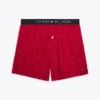Vevde boxershorts med flaggmønster over hele
