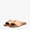 Vevde sandaler med monogram