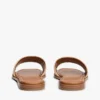 Vevde sandaler med monogram