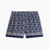 Voile-shorts med monogram i skrift over hele