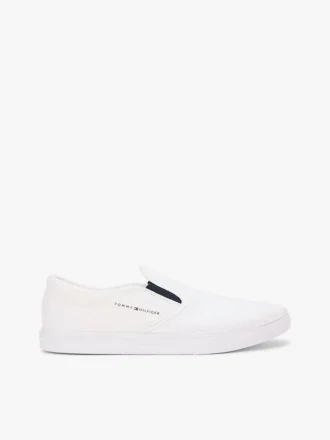 Vulkanisert slip-on-sneaker i kanvas
