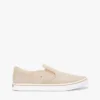 Vulkanisert slip-on-sneaker i kanvas