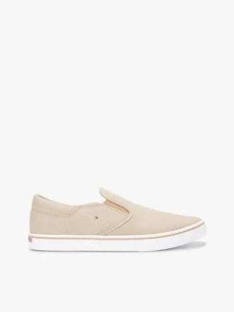 Vulkanisert slip-on-sneaker i kanvas