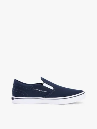 Vulkanisert slip-on-sneaker i kanvas Vulkanisert slip-on-sneaker i kanvas