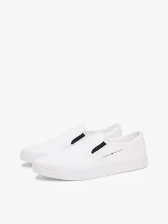 Vulkanisert slip-on-sneaker i kanvas