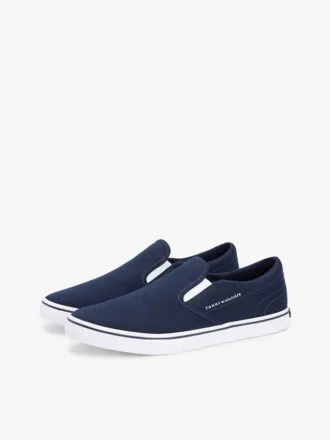 Vulkanisert slip-on-sneaker i kanvas Vulkanisert slip-on-sneaker i kanvas