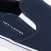 Vulkanisert slip-on-sneaker i kanvas