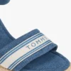 Webbing Logo Denim Wedge Espadrille